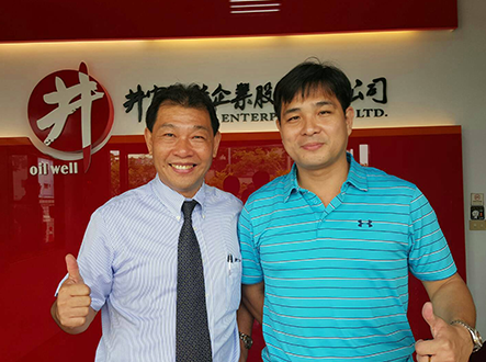 Executive VP from Swallow Diary, Mr. Huang visited us!